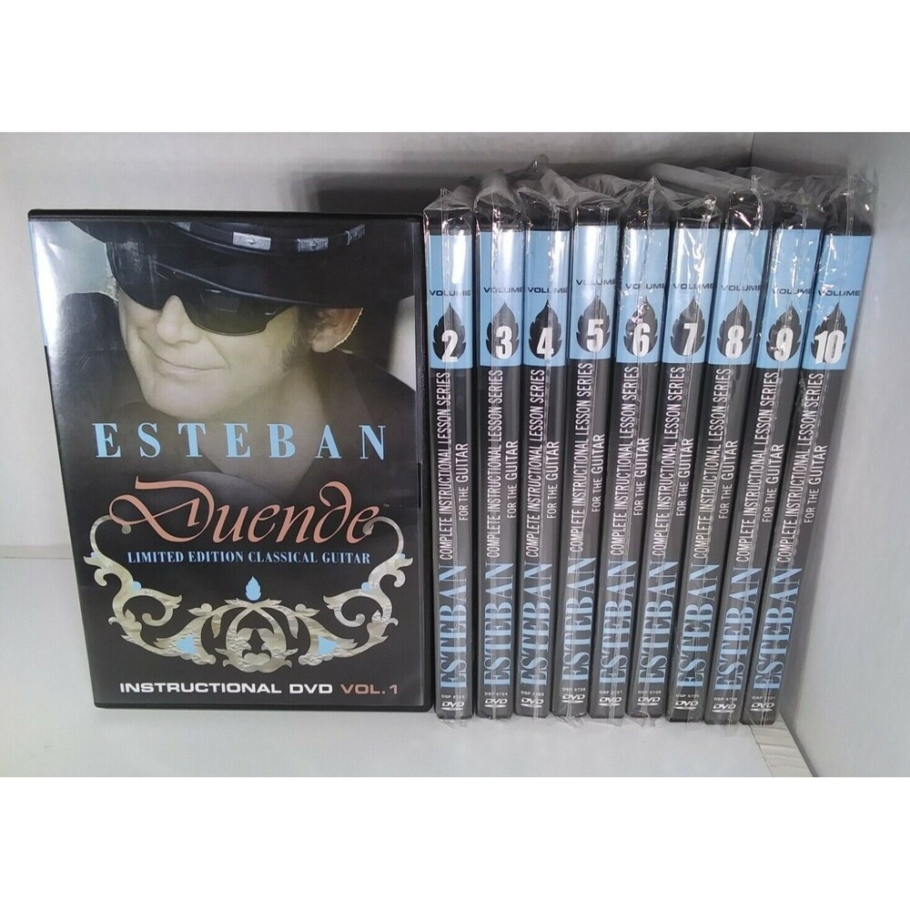 Esteban: Duende Limited Edition Classical Guitar Instructional DVD 10 Disc Set